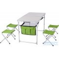 Раскладной стол "Кемпинг" TA-484 + 4 стула