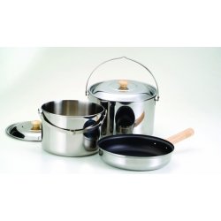 Набор посуды Kovea Stainless L Cookware VKC-ST08-45 из нержавеющей стали на 4-5 персон