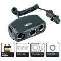 Разветвитель прикуривателя Ring Twin Multisocket with Battery Analyser RMS3