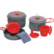 Набор посуды Terra Incognita Quatro из анодированного алюминия на 3-4 персоны