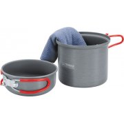 Набор посуды Terra Incognita Uno из анодированного алюминия на 1 человека