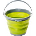 Складное ведро силиконовое Tramp TRC-091 10 л оливковое Складное ведро силиконовое Tramp TRC-091 10 л оливковое